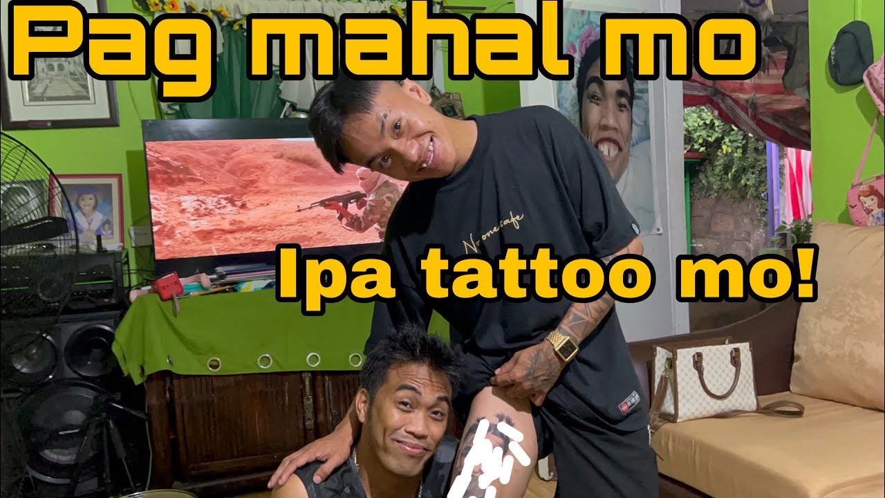 Pina tattoo ko muka ni kuya @JaperSniperOfficial sa hita ko