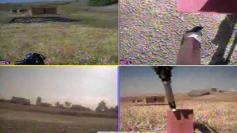 video from bomb disposal robot"Made Nepal" during demonstration