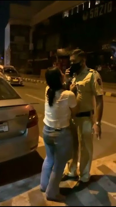 stupid girl slap police man🤬🤬😡