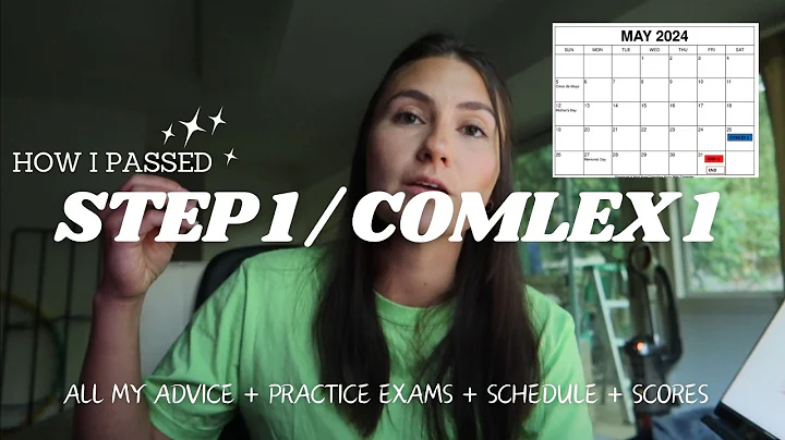 All My Advice For Passing STEP 1 & COMLEX 1 | schedule, scores, practice exams, resources