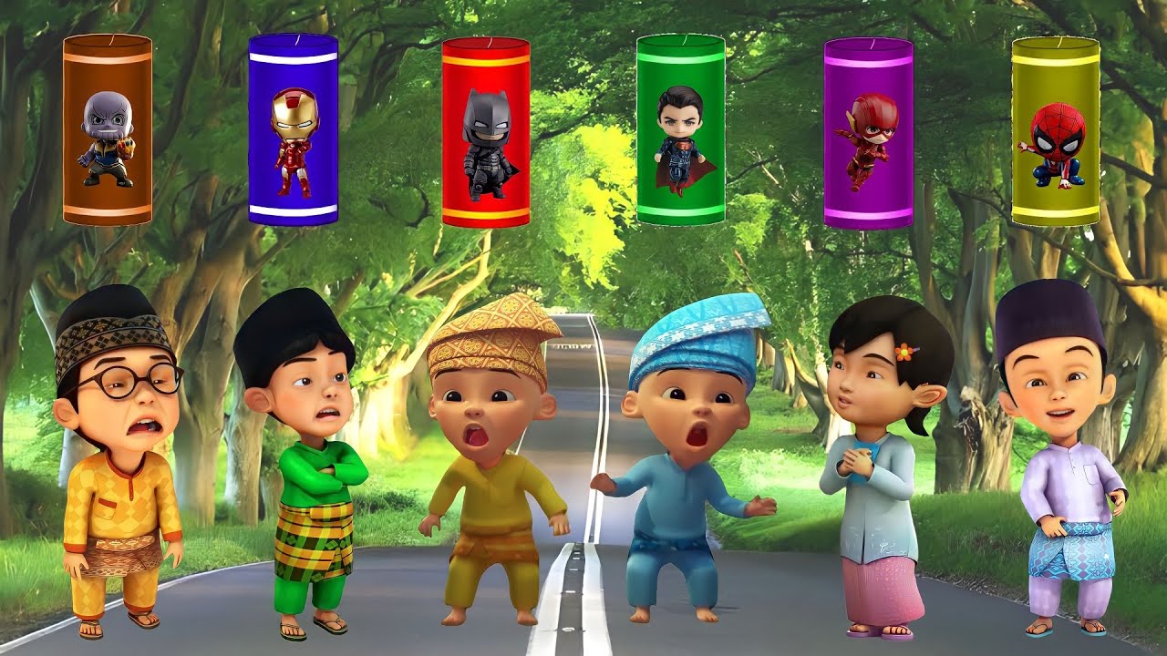 Upin Ipin Mail Fizi Ehsan Dan Susanti Mencari Petasan Superhero‼️