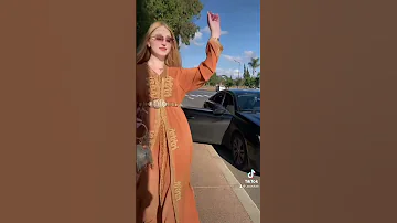 الو لبستي القفطان عاوتاني قفطان قفطان مغربي تكشيطة تكشيطة مغربية Caftan Takchita 