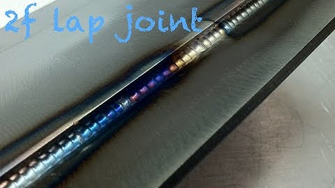 How to Tig Weld a 2F Lap Joint