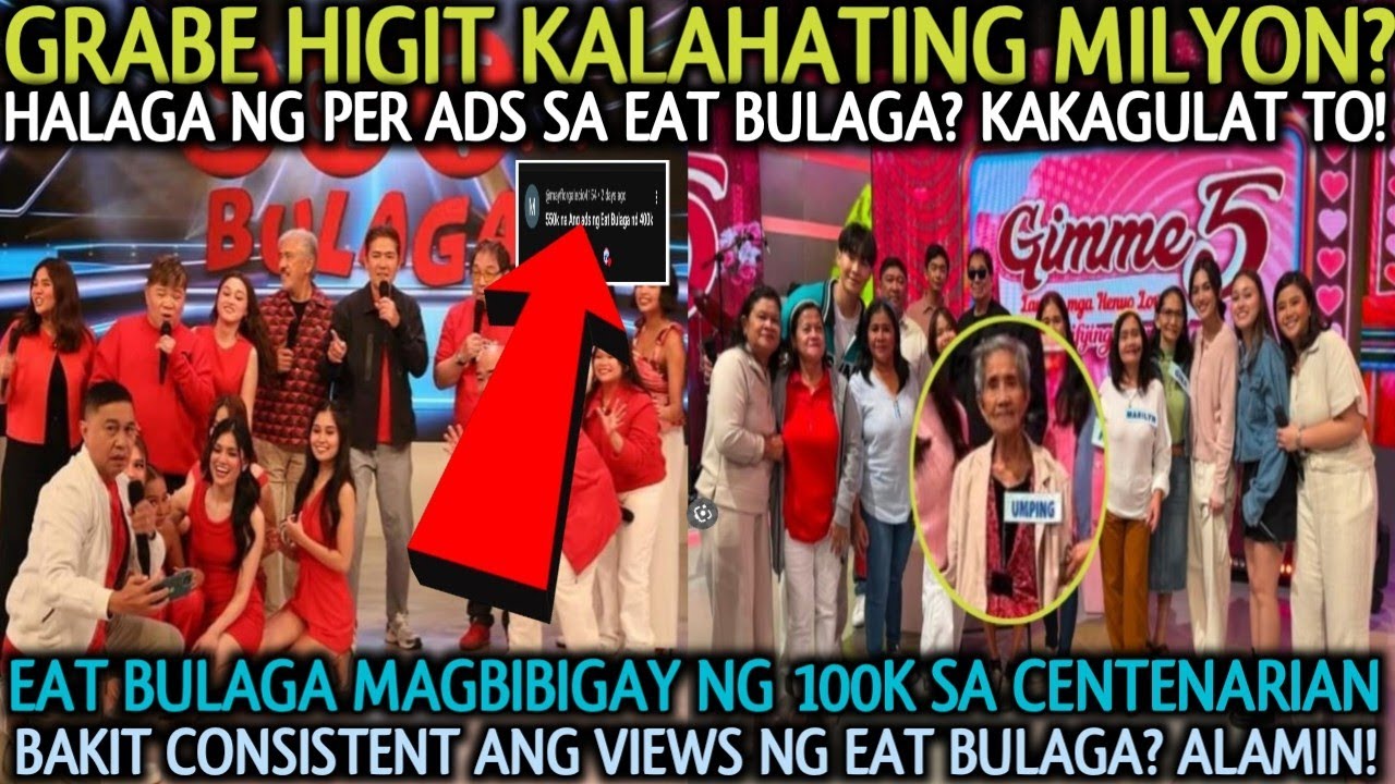 GRABE ANG HALAGA NG PER ADS NG EAT BULAGA ! NAKAKAGULAT ! 