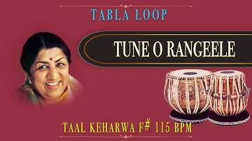 Tune O Rangeele | Lata Mangeshkar | Tabla Loop | F# 115 BPM | Tabla Loops | Keharwa Taal Loop