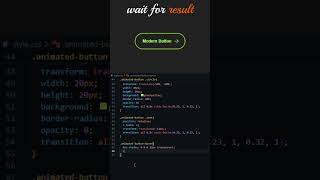 🔲 Stylish Button Animation #webdevelopment #html #css #shorts