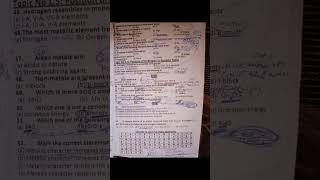 2nd Year Chemistry Chapter 1 Most Important Mcqs for All Punjab Boards #pastpaper #practicepaper