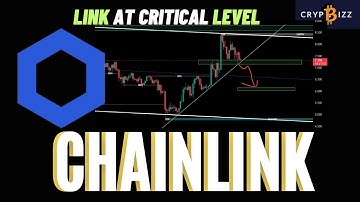 🌎Chainlink LINK At Critical Level! LINK Price Update - Chainlink Technical Analysis