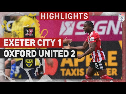 Exeter City Oxford Utd Goals And Highlights