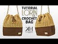 TUTORIAL BORSA A SECCHIELLO UNCINETTO - "Loren" CROCHET BAG ♡ Katy Handmade