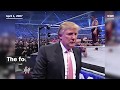 What happened in Trump's real WWE wrestling match