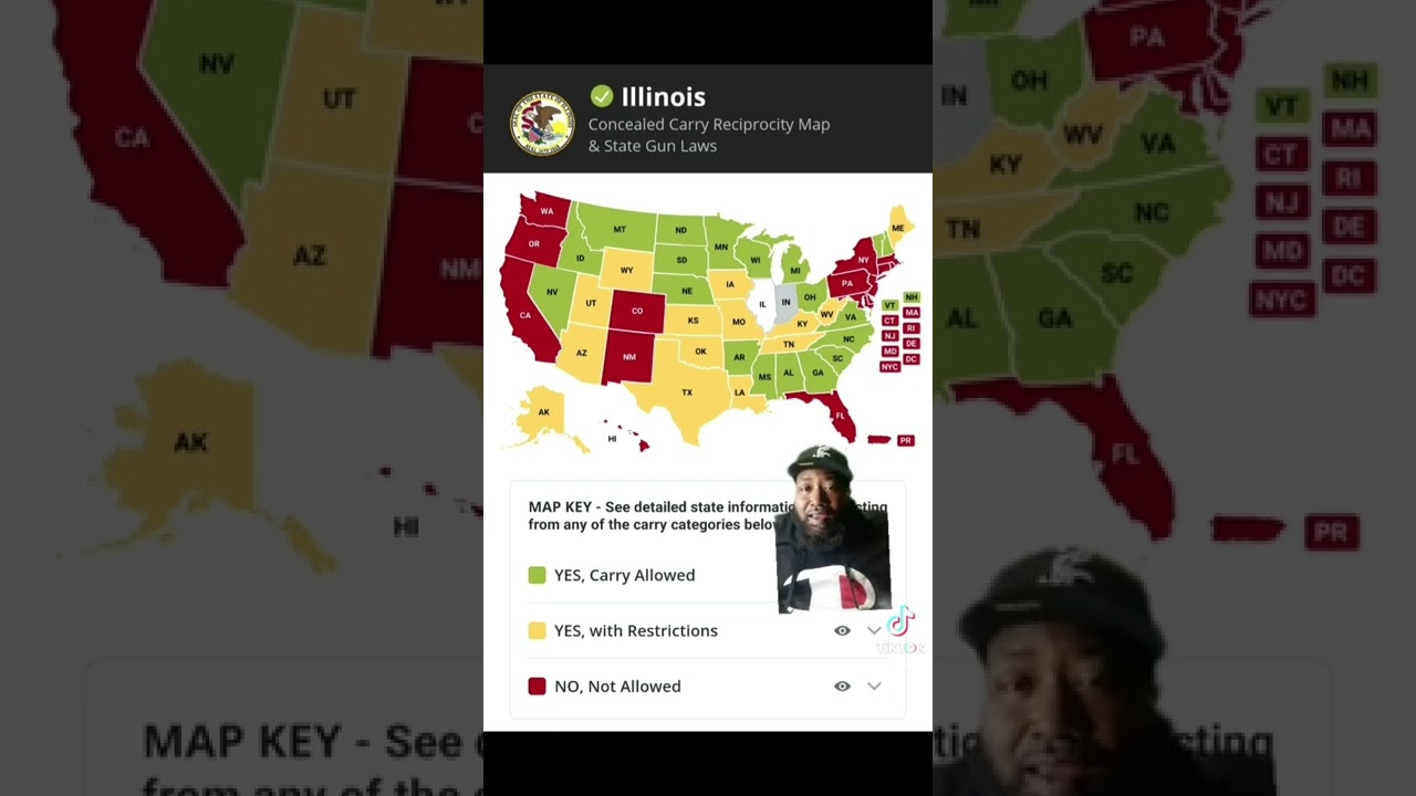 ILLINOIS CONCEAL CARRY MAP