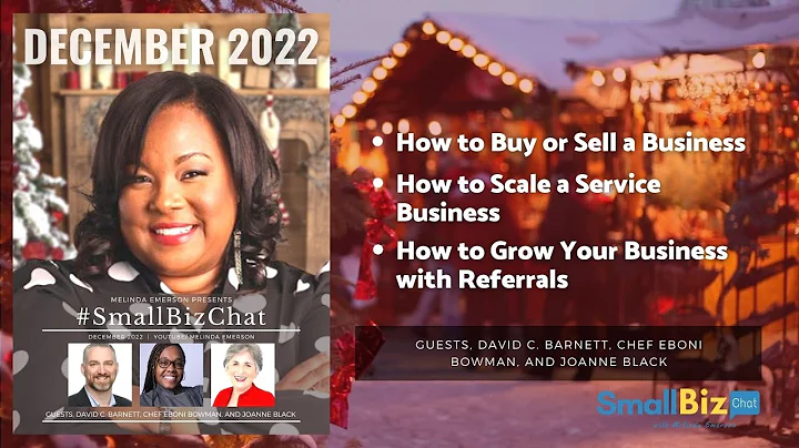 SmallBizChat with Melinda Emerson | Guests, Joanne...