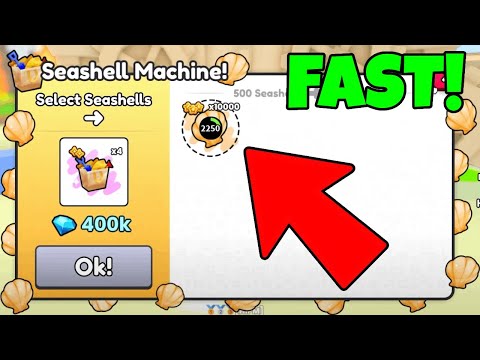 How To Get Seashells FAST In Pet Simulator 99!