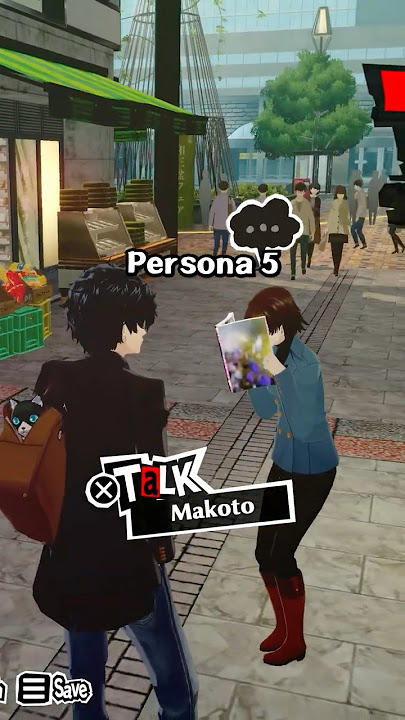 Makoto FOLLOWS you in Persona 5