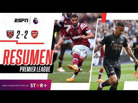 ¡LOS HAMMERS LE ARREBATARON EL TRIUNFO A LOS LÍDERES DE LA PREMIER! | West Ham 2-2 Arsenal | RESUMEN