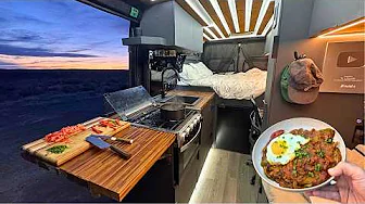 Van Camping in the Wilderness | Cooking Traditional Pipérade