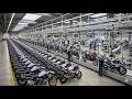 Unbelievable Modern Motorcycle Manufacturing Process in Mega Plant