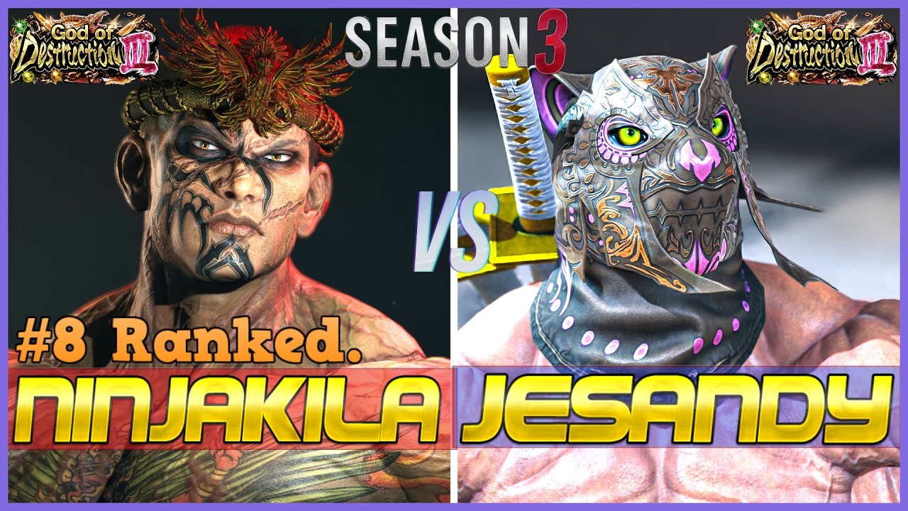 T8 ▰ NINJAKILLA (#8 Ranked Fahkumram) Vs JESANDY (King) ▰ Tekken 8 (SEASON 3) High Level Gameplay