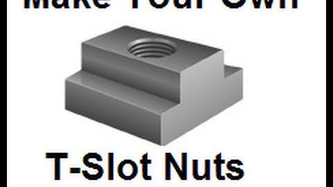 TM25V / PM25 Machining Steel T-Slot Nuts