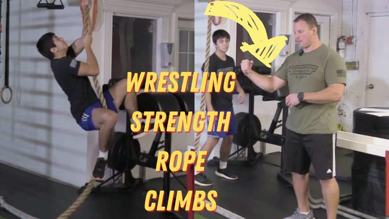 Wrestling Strength ROPE CLIMB Progressions & Regressions YouTube
