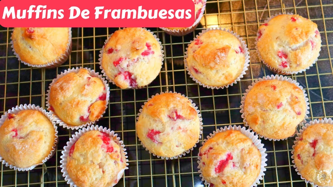 Muffins De Frambuesas | Raspberry Muffins