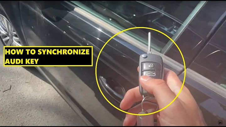 Program Audi Key After Battery Change - Synchronizing Remote Control Key Audi