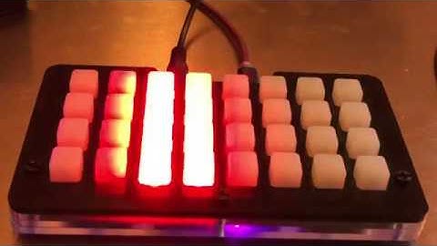 Knight Rider synth idea / demo, made with @CircuitPython #circuitpython @adafruit #adafruit