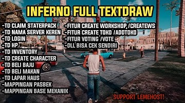SHARE GM INFERNO FULL TEXTDRAW! || SUPPORT LEMEHOST! || GTA SAMP