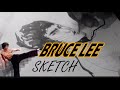 Bruce Lee speed sketch (Real-time)