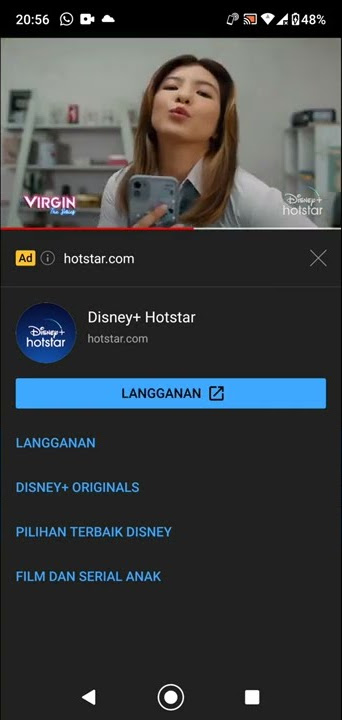 Disney   Hotstar : Virgin the series ad