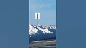 Snow In North Dakota-20 Today! #Shorts