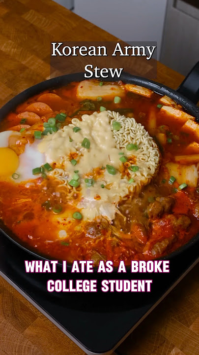 Korean Army Stew - Budae Jjigae