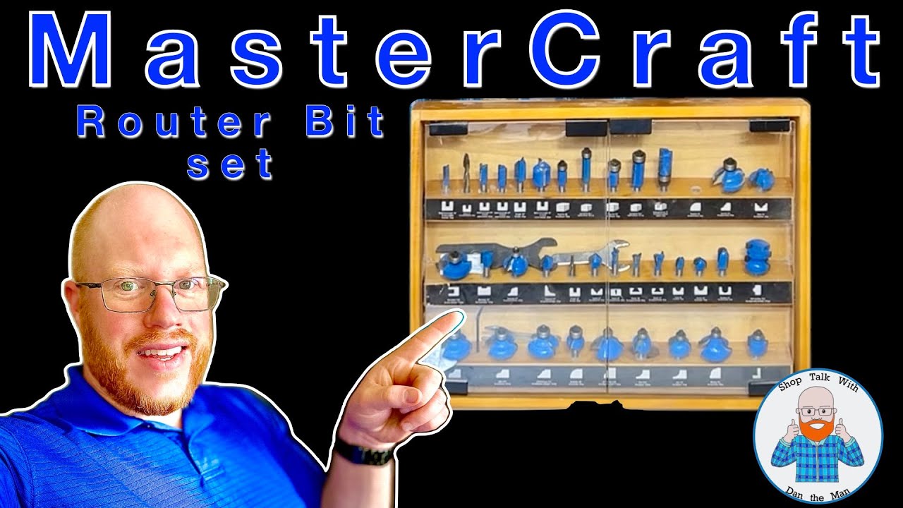 MASTERCRAFT 36-PC ROUTER BIT SET- REVIEW!! #mastercraft #ridgidtools # ...