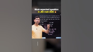 Sequence and Series : JEE Main Important Question #jeemains #jee2026  #jeeproblems
