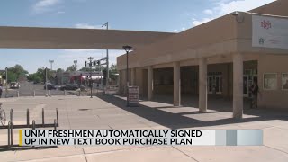 UNM automatically signing up freshmen in textbook purchase plan