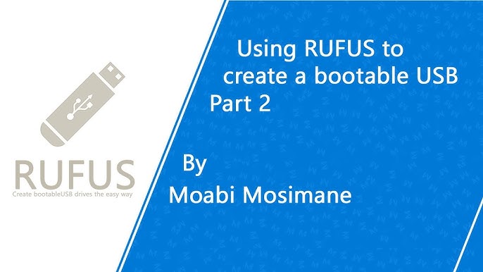 Rufus - Create bootable USB drives the easy way