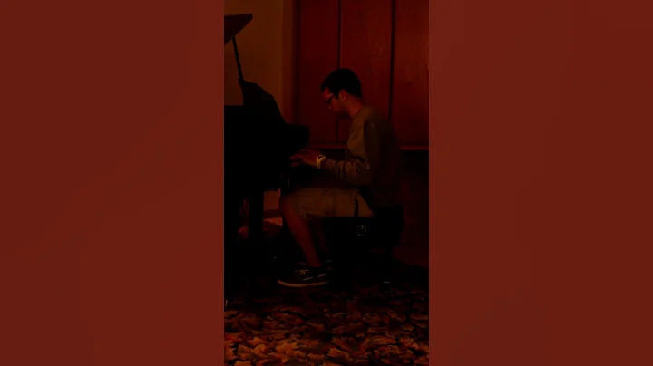 Steven plays piano