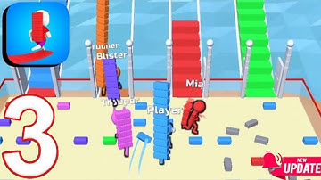 Bridge Race - Gameplay All Level 7 - 9 (android, iOS) by Super Sonic LTD