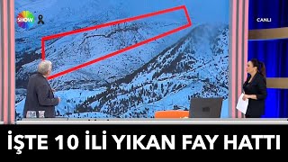 Yerbilimci Prof. Dr. Cenk Yaltırak Fay Hattının Görüntüsü Yorumladı