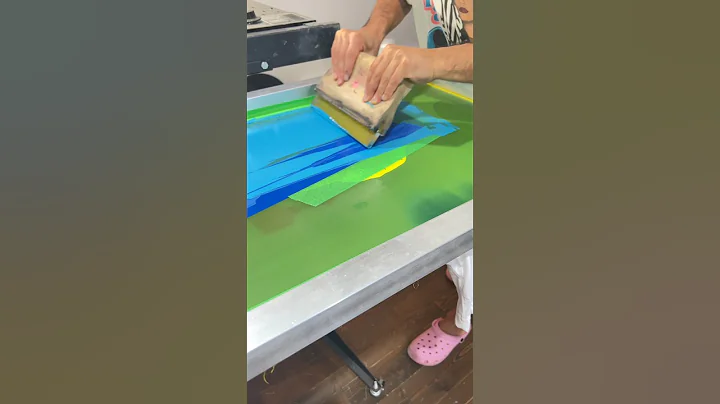 First 5 colour Screen Print Rap Tee #art #streetwear #printing #hiphop #screenprinting