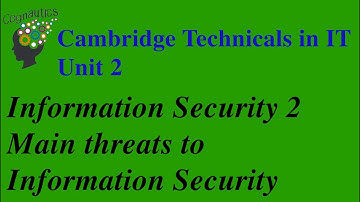 Information Security - Threats
