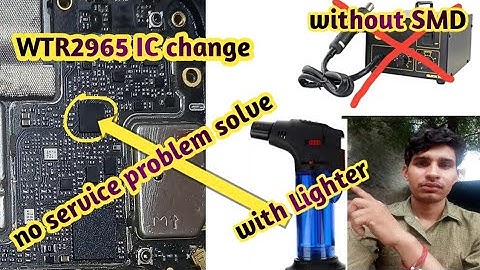 Realme 2 no service problem solution WTR 2965 IC charge without SMD/ With lighter 100% tested method