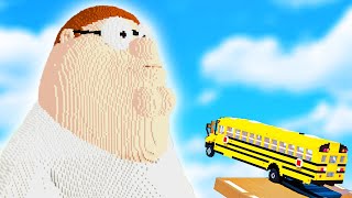 Jumping Cars vs Giant Peter Griffin | Teardown