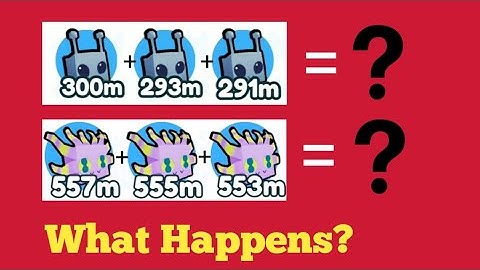 What happens when you fuse 3 Gleebo The Alien and 3 jelly alien in Pet Simulator X - Roblox