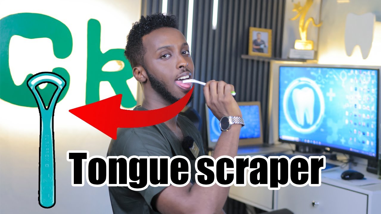 TONGUE SCRAPER 👅 CARAB NADIIFIYE