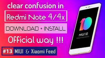 How to install MIUI 10 in Redmi Note 4 / 4x 🇮🇳 Redmi Note 4 vs 4x | MIUI 10 for Redmi Note 4