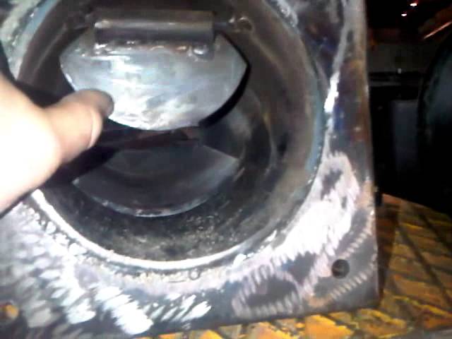 How to build a homemade pellet burner - YouTube