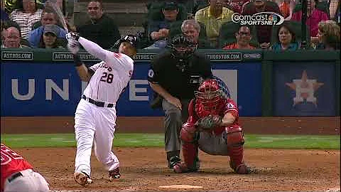 Singleton homers for first career hit