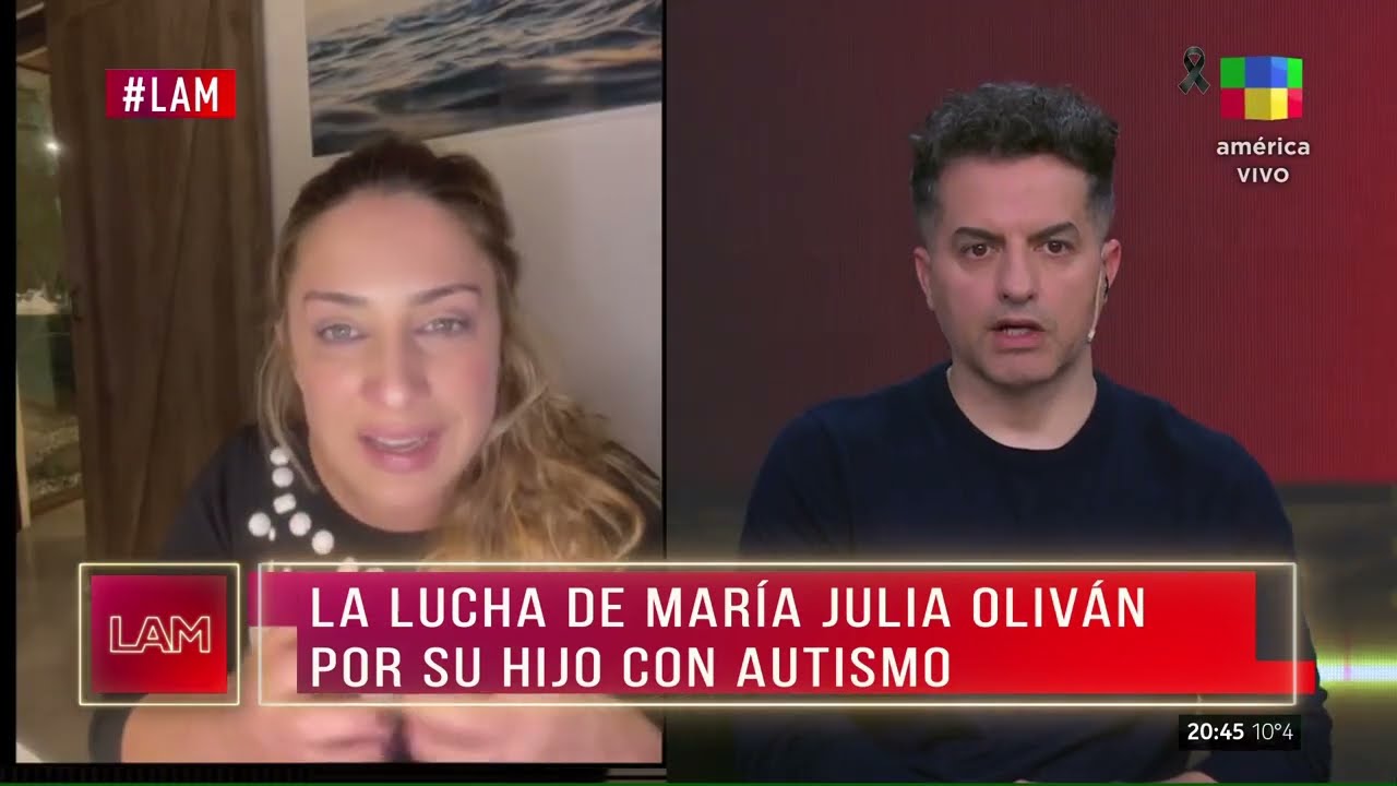 📺 La lucha de María Julia Oliván por su hijo con autismo